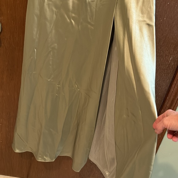 Revelry Bridesmaid satin gown - Picture 3 of 9